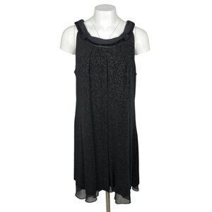 R&M Richards Shift Dress Sz 16 Black